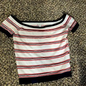 Medium, American Eagle Cropped top, Red white and blue, Fits like small/medium